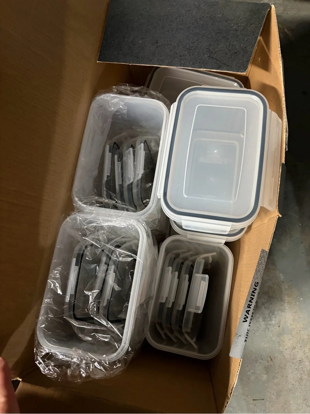 Clear Food Storage Container Set - 17 Piece